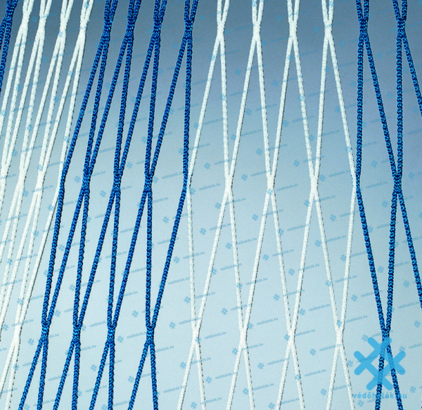 Kétszínű csíkos kapuháló